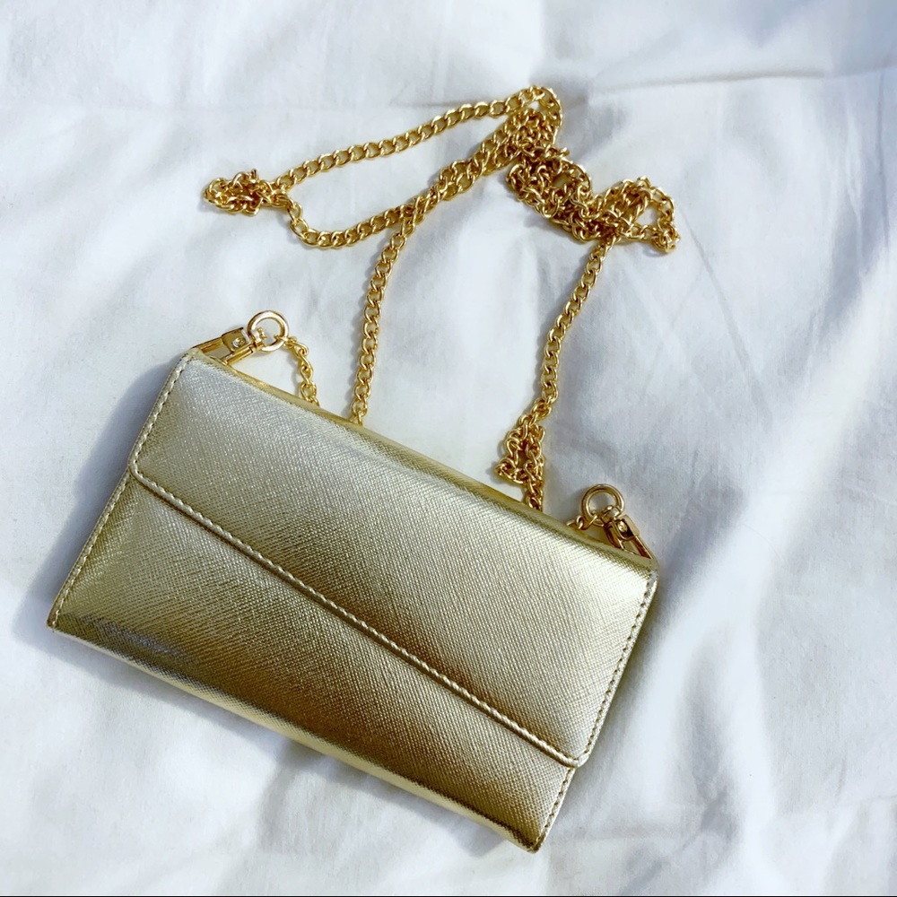Typo gold iPhone 6s clutch